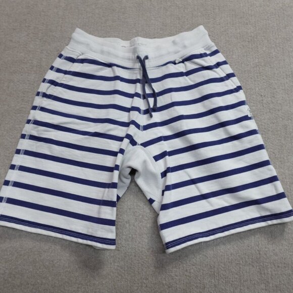 Reigning Champ Mens Shorts Small White Blue Drawstring United Arrows - Picture 1 of 12